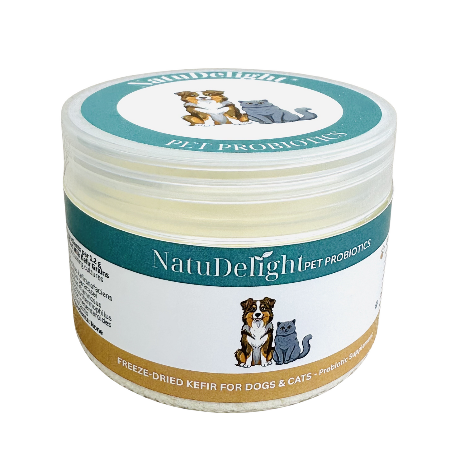 Freeze-Dried Kefir for Pets - All-Natural Probiotic Supplement for Dogs & Cats