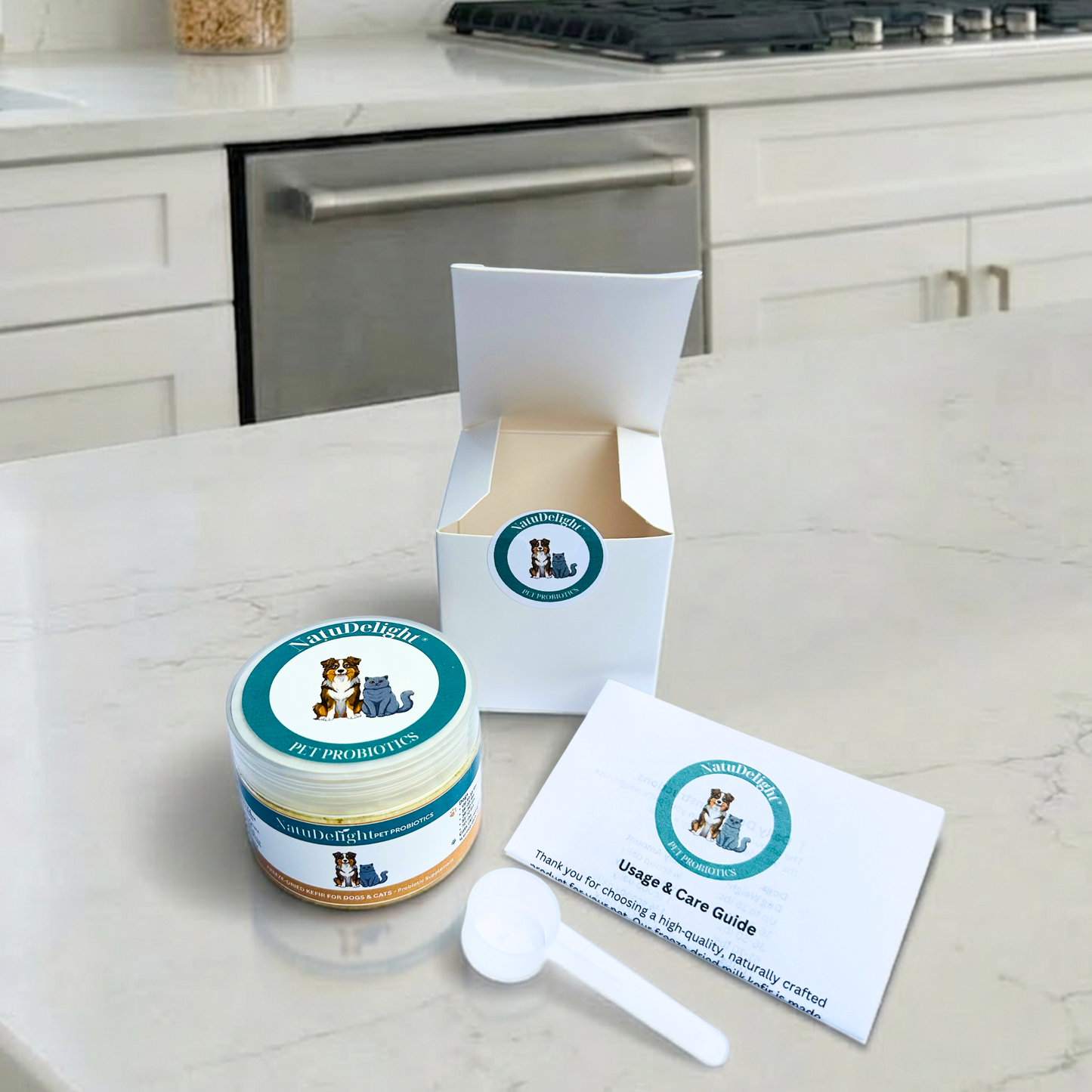 Freeze-Dried Kefir for Pets - All-Natural Probiotic Supplement for Dogs & Cats