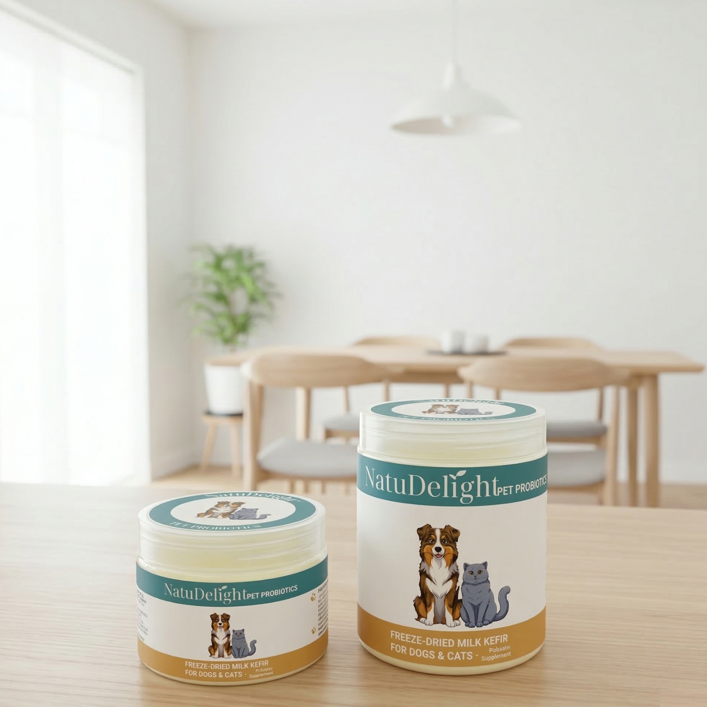 Freeze-Dried Kefir for Pets - All-Natural Probiotic Supplement for Dogs & Cats