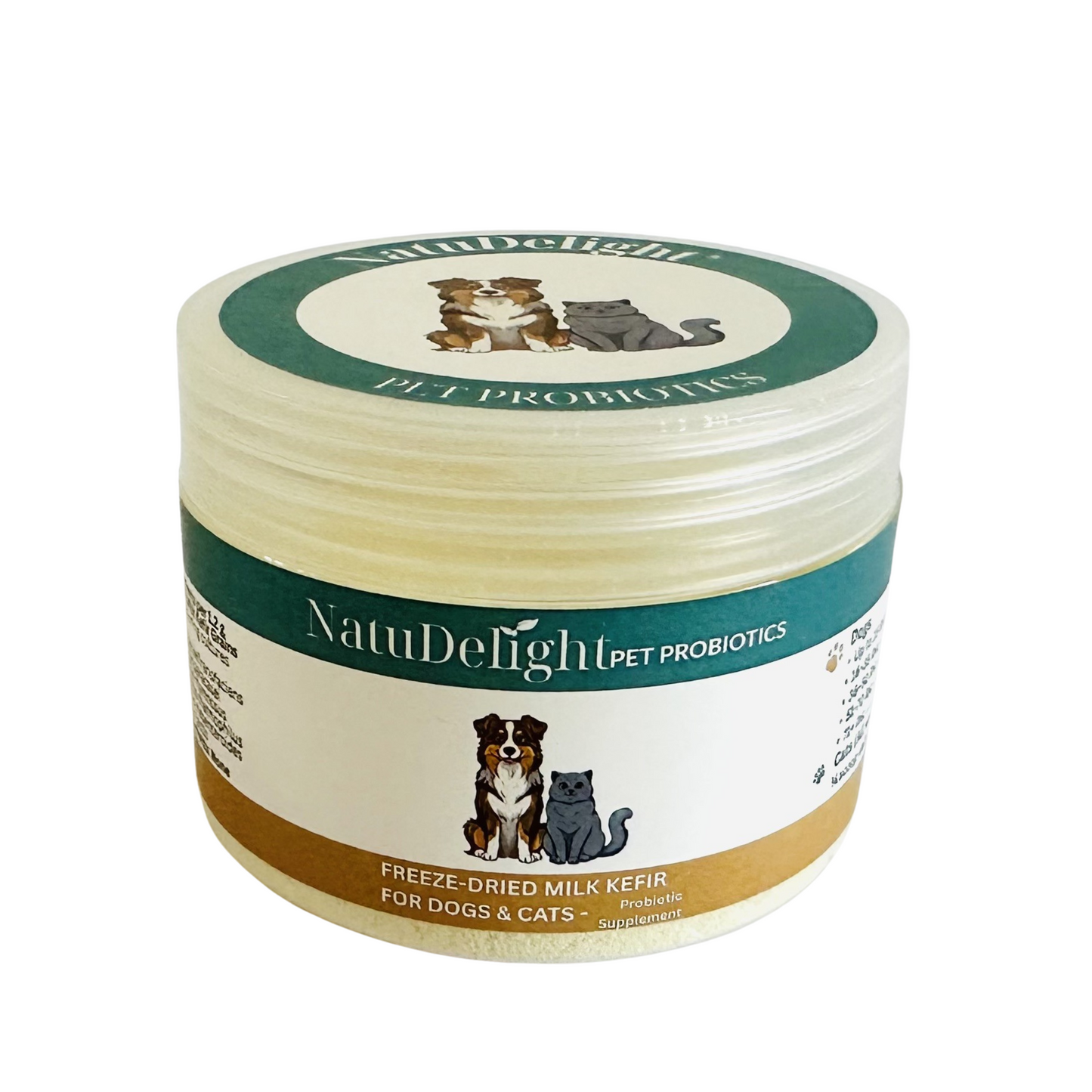 Freeze-Dried Kefir for Pets - All-Natural Probiotic Supplement for Dogs & Cats