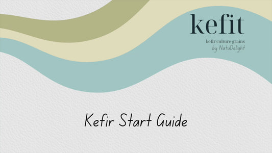 Natural Live Milk Kefir Grains -  Active Starter Culture - NatuDelight